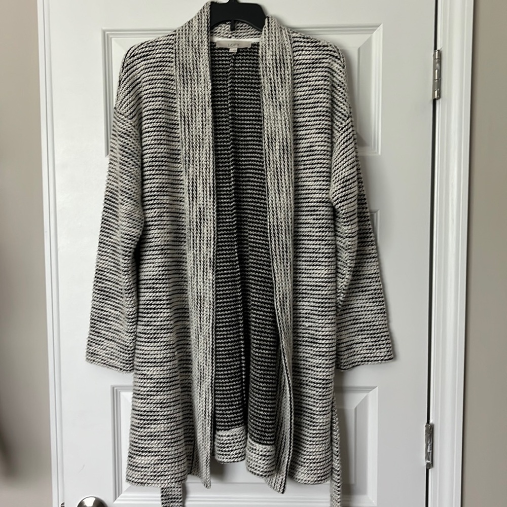LOFT Belted long Cardigan